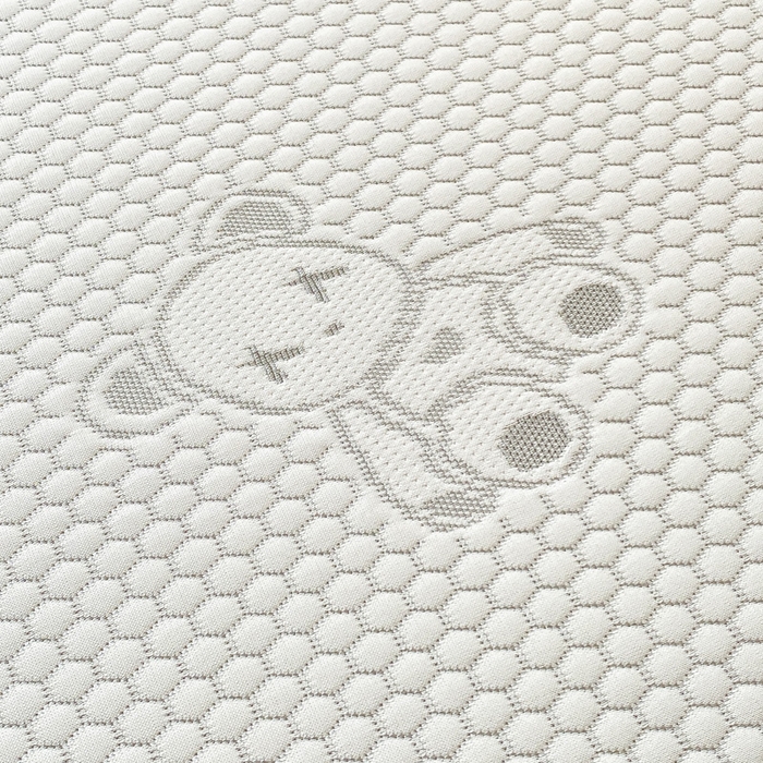 91家纺网 家纺一手货源 找家纺 缦卡琳家纺 2025新款按摩豆豆凉席三件套 开心小熊灰色