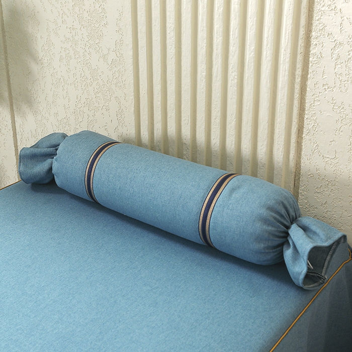 91家纺网 家纺一手货源 找家纺 （总）芙怡 2025春夏新款8023款棉麻绒贴花美 容床罩-花漾系列