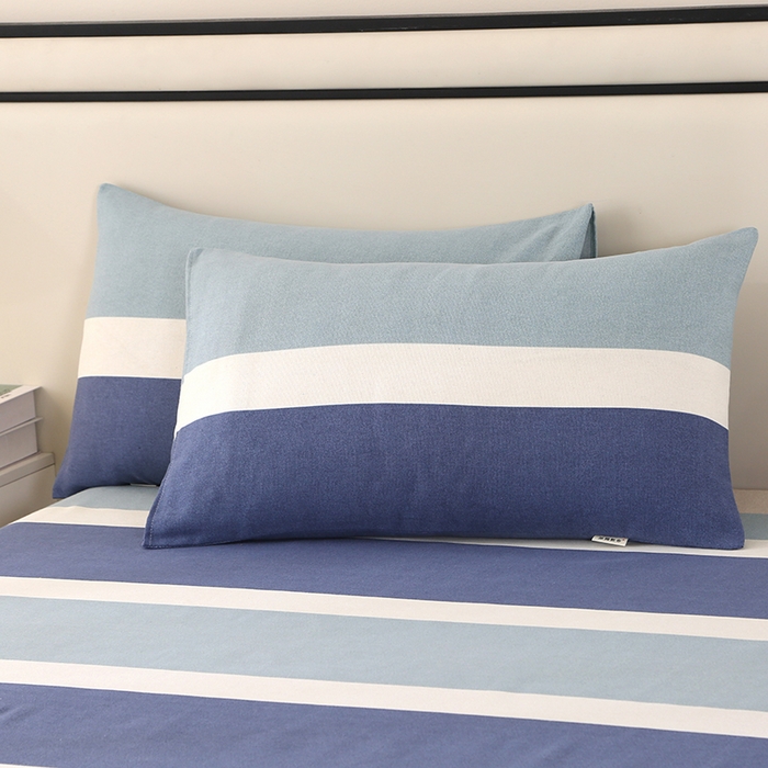 91家纺网 家纺一手货源 找家纺 望淮家纺 2025新款老粗布凉席床单三件套 欢乐时光