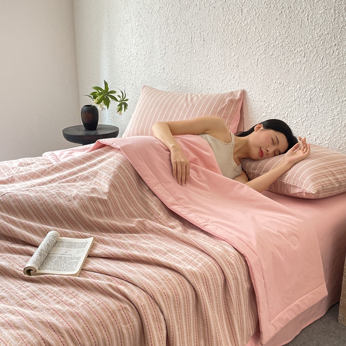 91家纺网 家纺一手货源 找家纺 （总）吾诺 2025 全棉色织提花水洗棉大豆夏被子被芯全棉夏被四件套夏凉被空调被