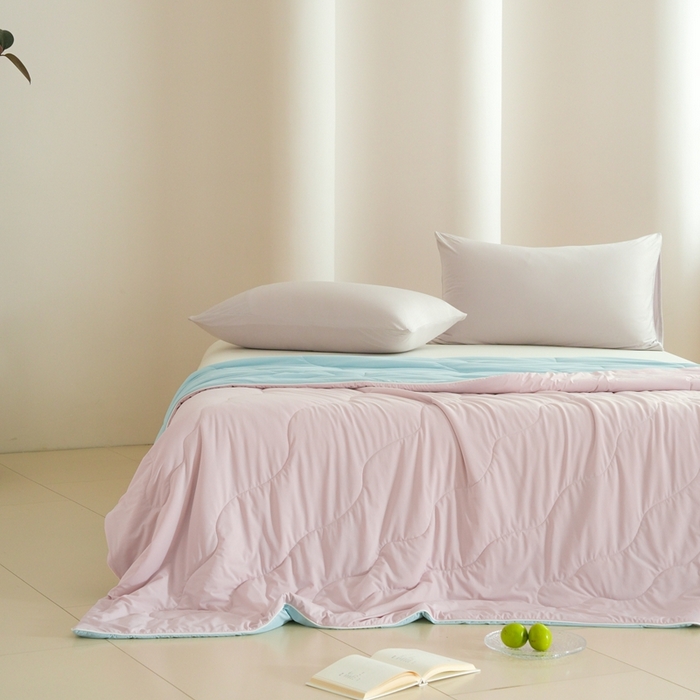 91家纺网 家纺一手货源 找家纺 （总）丽卡家纺2025新款好爽鸭锦氨凉感夏被子被芯