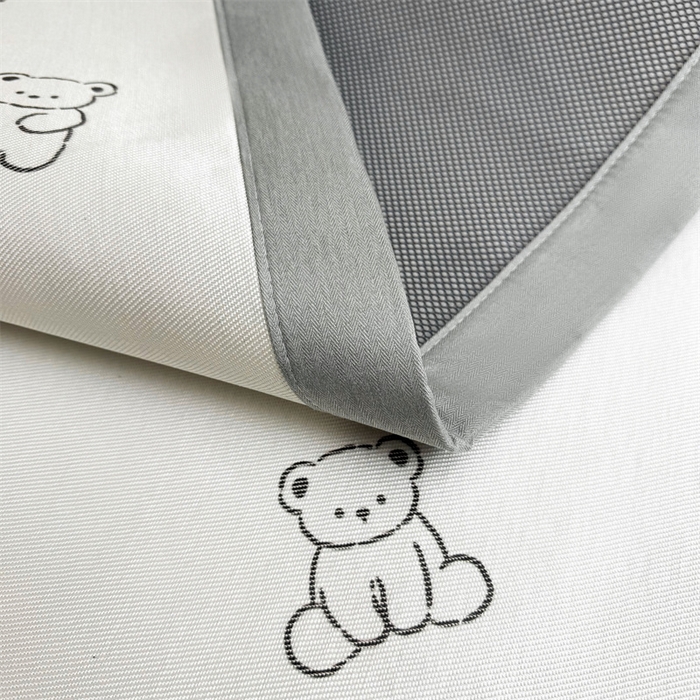 91家纺网 家纺一手货源 找家纺 雯豆2025夏季新品冰藤印花凉席三件套平铺绑带款冰丝凉席三件套 冰藤席-绑带款-米洛熊