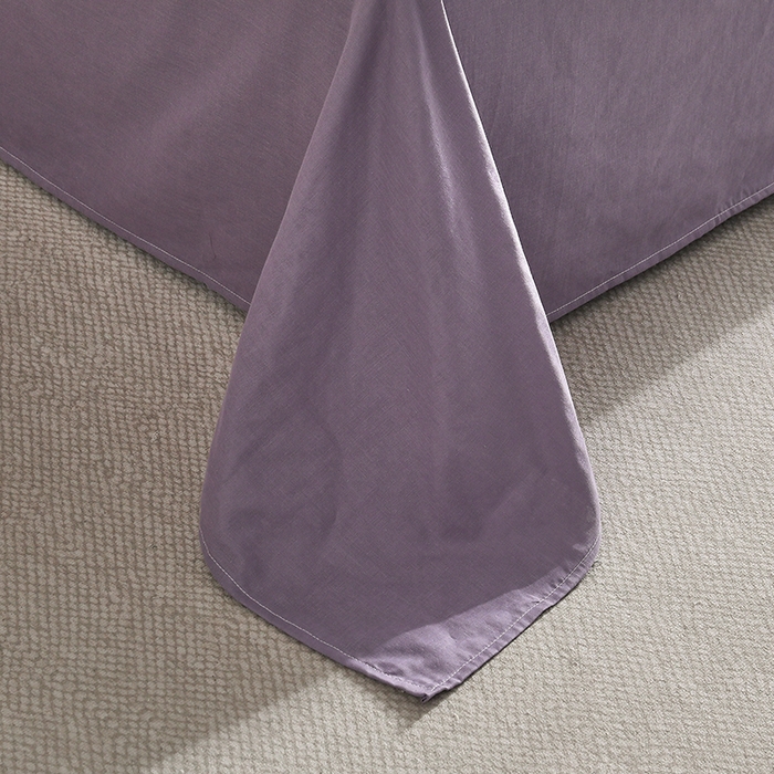 91家纺网 家纺一手货源 找家纺 2025新款A类纯棉双层纱皱皱纱花边四件套（复古风） 花奴