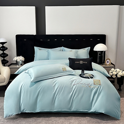 孟鑫家纺2025新款全棉喷气13372刺绣轻奢四件套-莫琳 莫琳-梵星兰