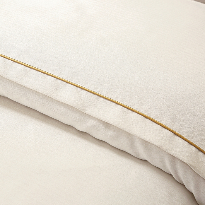 91家纺网 家纺一手货源 找家纺 芙怡 2025春夏新款8023款棉麻绒贴花美 容床罩-花漾系列 花漾-白