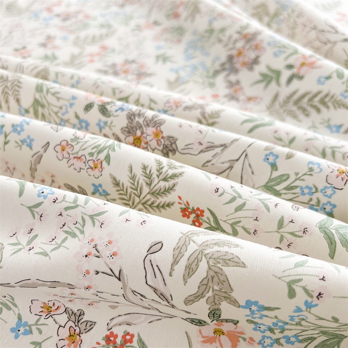 91家纺网 家纺一手货源 找家纺  十个点 2025新款全棉纯棉蕾丝花边床裙 暮色花海