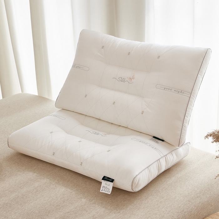 91家纺网 家纺一手货源 找家纺 （总）蚕阿婆2025新款扁平低枕护颈助睡眠枕