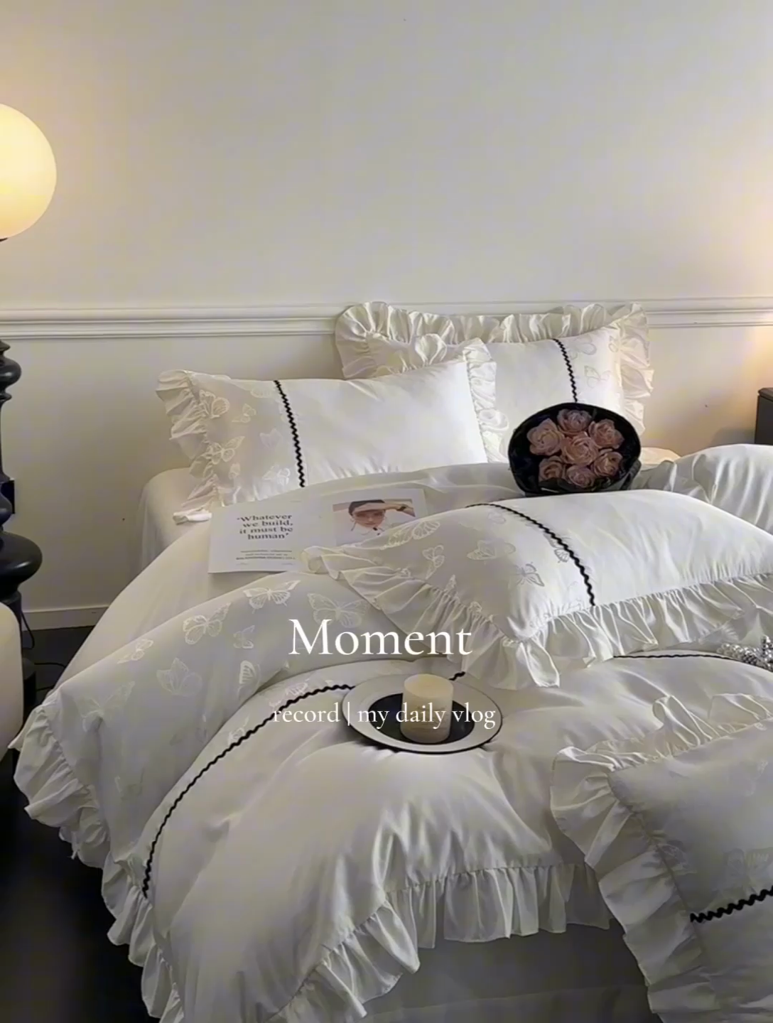 91家纺网 家纺一手货源 找家纺 米彩家纺 2025新款A类水洗真丝亮光浮雕花边四件套 奶昔白