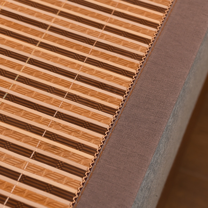 91家纺网 家纺一手货源 找家纺 苏迪凉席竹席2025新款竹席凉席冰丝席碳化双面印花藤草席 草本--北欧风情