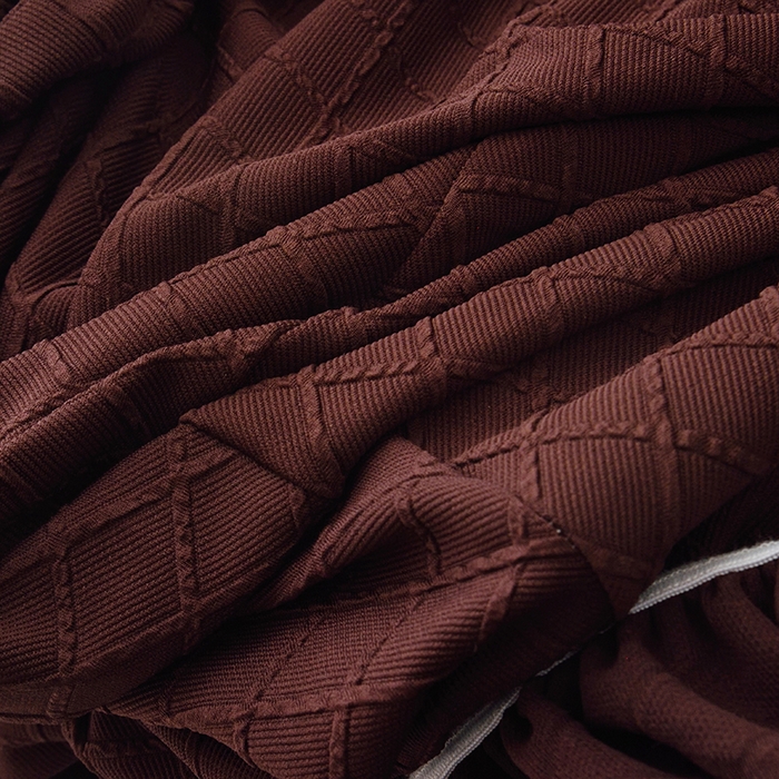 91家纺网 家纺一手货源 找家纺 2025新款菱形格大号老虎椅套 咖色