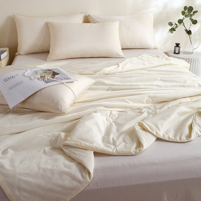 91家纺网 家纺一手货源 找家纺 品乐家纺 2025新款凉感A类可水洗抗菌冰冰被夏被夏凉被空调被被子被芯 冰冰被-米