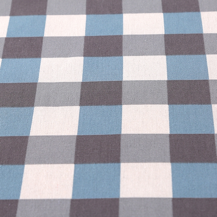 91家纺网 家纺一手货源 找家纺 望淮家纺 2025新款老粗布凉席床单三件套 小蓝格