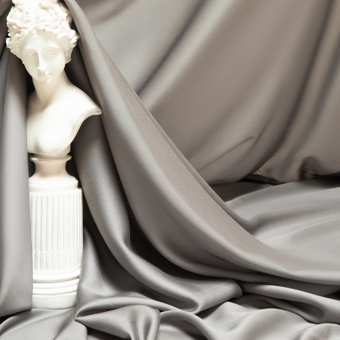 91家纺网 家纺一手货源 找家纺 涵宸 2025新款天丝-天丝棉-纯色单床单-场景2 星夜灰