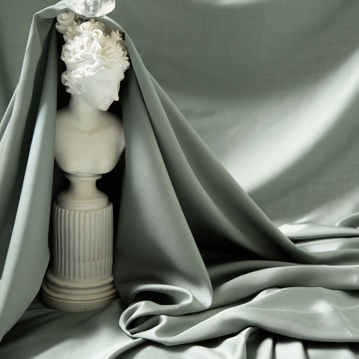 91家纺网 家纺一手货源 找家纺 涵宸 2025新款天丝-天丝棉-纯色单床单-场景2 赛琳绿