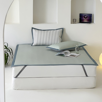 91家纺网 家纺一手货源 找家纺 （总）三味舒屋 2025新款韩风简约抗菌防螨900D高端养生冰藤席