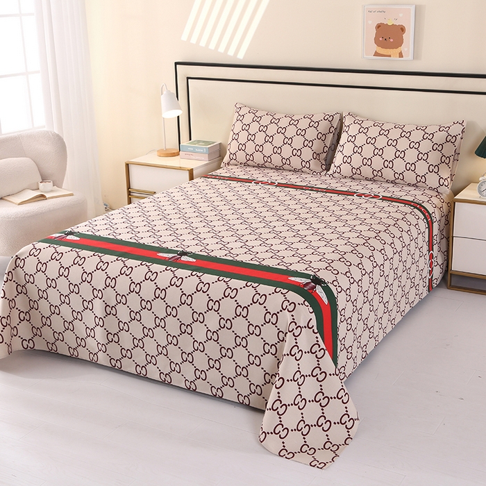 91家纺网 家纺一手货源 找家纺 望淮家纺 2025新款老粗布凉席床单三件套 时尚蜜蜂