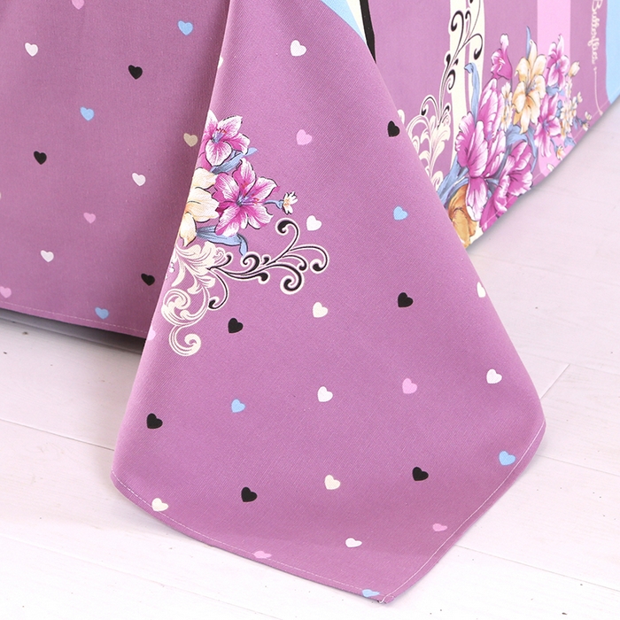 91家纺网 家纺一手货源 找家纺 望淮家纺 2025新款老粗布凉席床单三件套 花韵