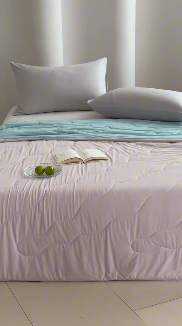 91家纺网 家纺一手货源 找家纺 （总）丽卡家纺2025新款好爽鸭锦氨凉感夏被子被芯