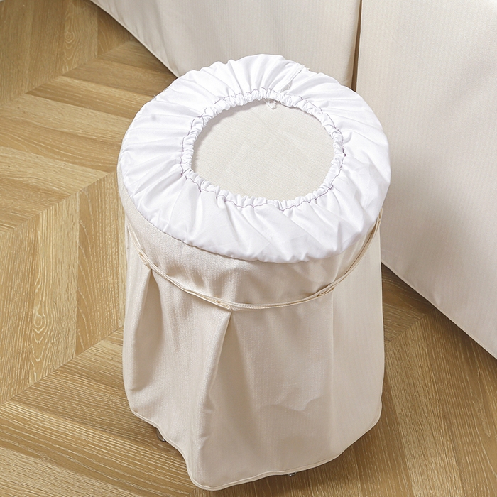 91家纺网 家纺一手货源 找家纺 芙怡 2025春夏新款8023款棉麻绒美 容床罩-花颜系列 花颜-白