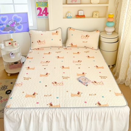 91家纺网 家纺一手货源 找家纺 （总）川悦生活 2025新款小阪凉感丝印花凉席