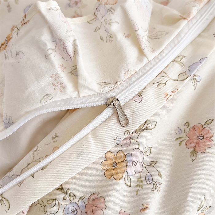 91家纺网 家纺一手货源 找家纺  十个点 2025新款全棉纯棉蕾丝花边床裙 花小莱-粉