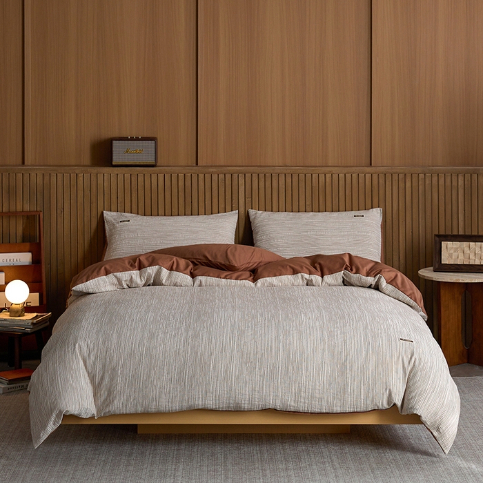 91家纺网 家纺一手货源 找家纺 （总）安莱生活 2025 全棉立体色织提花四件套