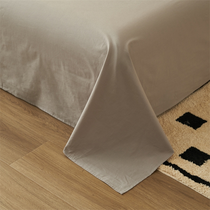 91家纺网 家纺一手货源 找家纺 金鹰 2025新款A类纯棉提花条纹水洗棉大豆全棉夏被空调被四件套 条纹-咖