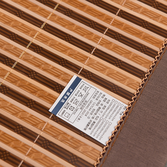 91家纺网 家纺一手货源 找家纺 苏迪凉席竹席2025新款竹席凉席冰丝席碳化双面印花藤草席 草本--北欧风情