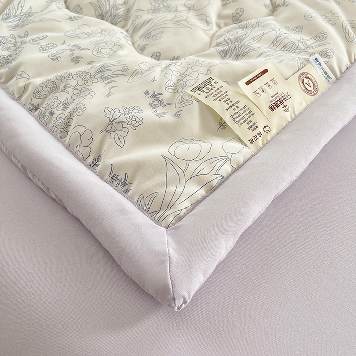 91家纺网 家纺一手货源 找家纺 易博 2025新款100% 棉花小清新双层纱新疆棉夏被夏凉被空调被棉花被（带买家秀） 爱丽丝