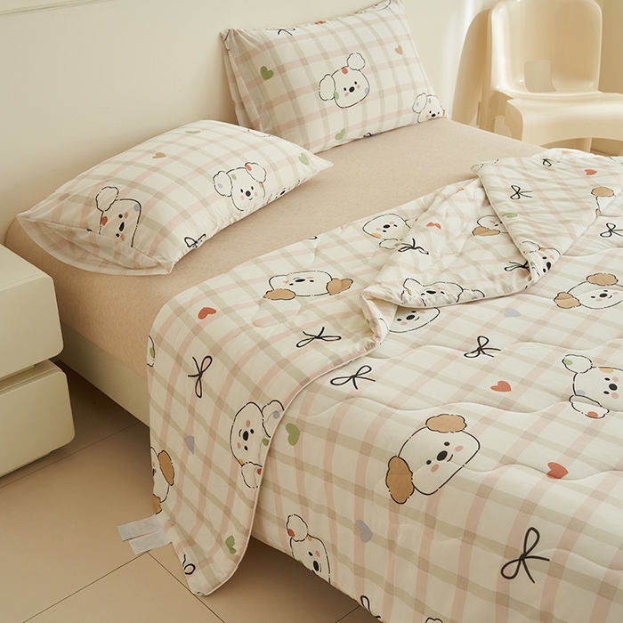 91家纺网 家纺一手货源 找家纺 （总）畅销被业 2025新款凉感丝卡通系列印花夏被