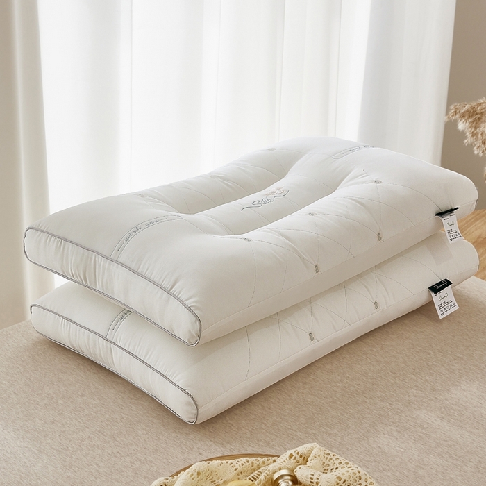 91家纺网 家纺一手货源 找家纺 （总）蚕阿婆2025新款扁平低枕护颈助睡眠枕