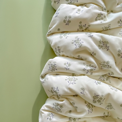 91家纺网 家纺一手货源 找家纺 （总）仟网汇 2025新款有氧针织棉双层纱系列四件套-床拍