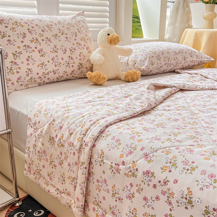 91家纺网 家纺一手货源 找家纺 （总）天瑜 2024新款棉绸苏香绸舒香绸夏被人造棉夏凉被