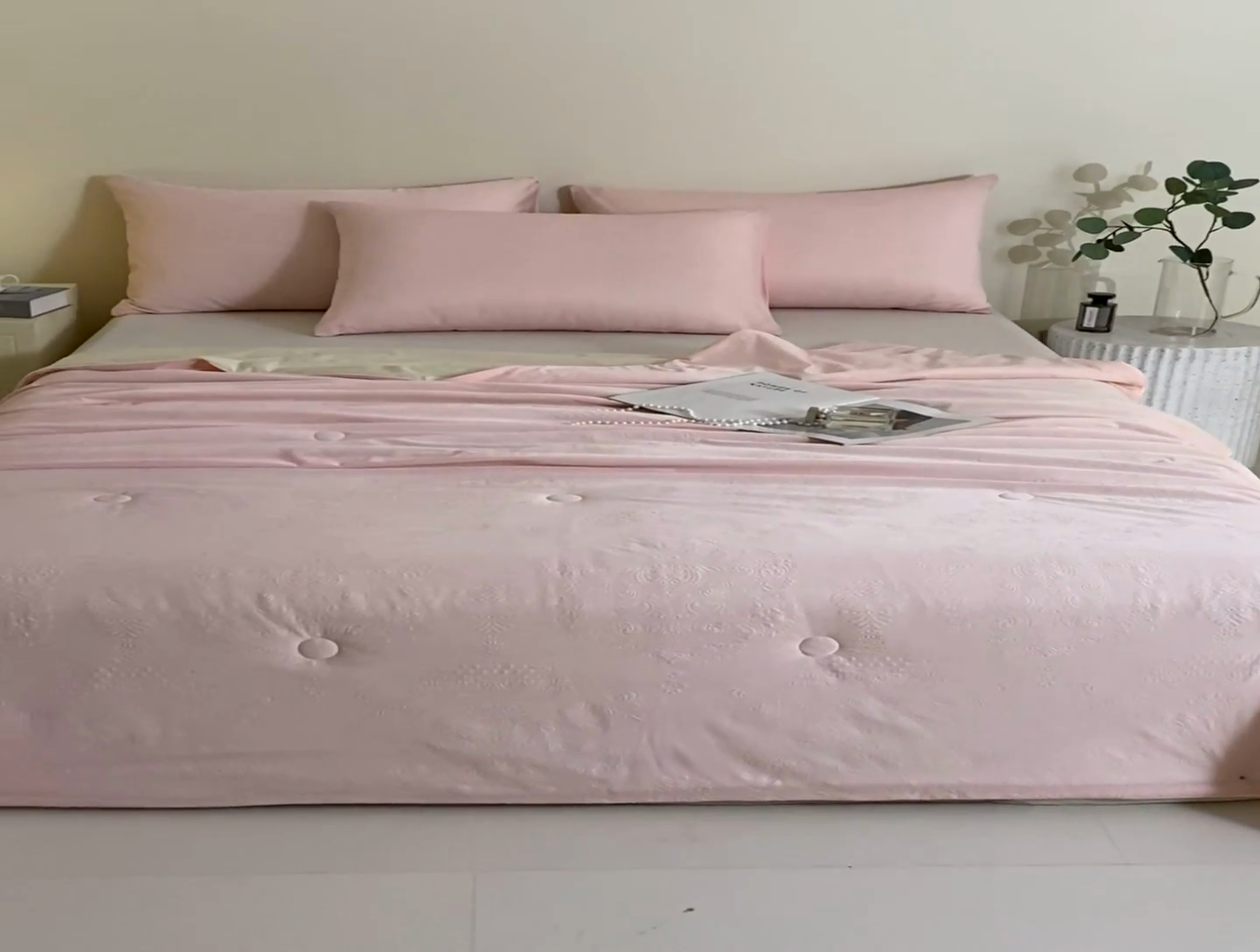 91家纺网 家纺一手货源 找家纺 （总）品乐家纺 2025新款凉感A类可水洗抗菌冰冰被夏被夏凉被空调被被子被芯