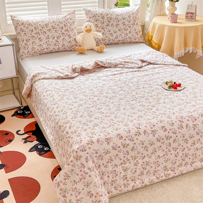 91家纺网 家纺一手货源 找家纺 （总）天瑜 2024新款棉绸苏香绸舒香绸夏被人造棉夏凉被