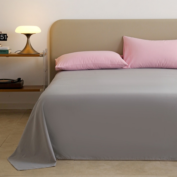 91家纺网 家纺一手货源 找家纺 富馨莱 （总）2025年纯色双拼60支纯棉被套