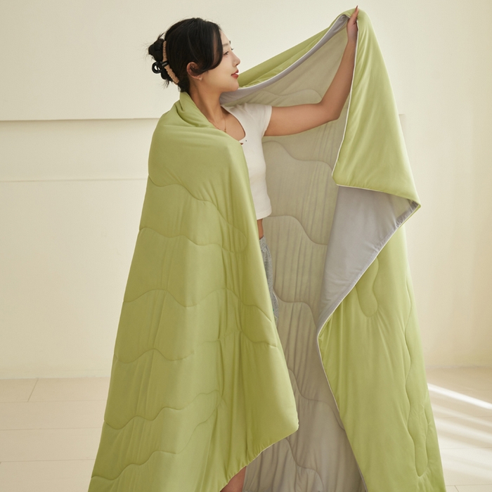 91家纺网 家纺一手货源 找家纺 （总）畅销被业2025新款凉感丝抗菌羽丝棉夏被