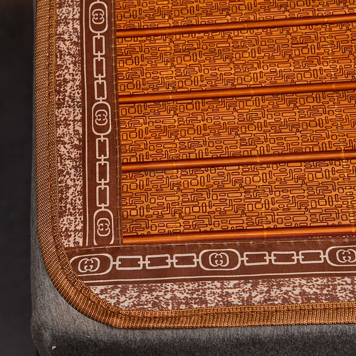 91家纺网 家纺一手货源 找家纺 苏迪凉席竹席2025新款竹席凉席冰丝席碳化双面印花藤草席 祥云