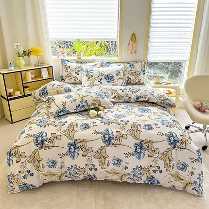 91家纺网 家纺一手货源 找家纺 （总）亿佳人 芦荟棉三四件套，床单，被套，枕套化纤四件套