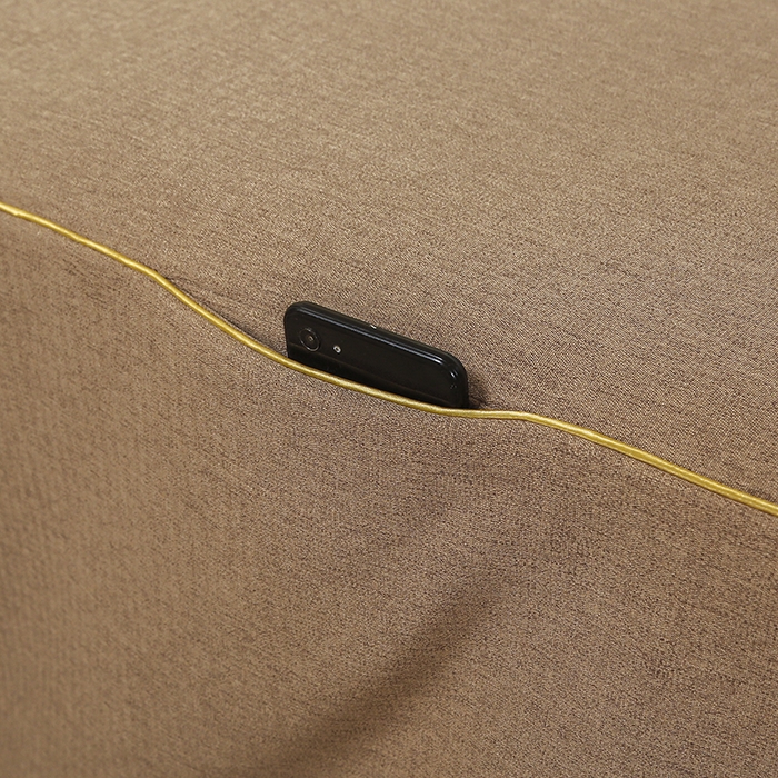 91家纺网 家纺一手货源 找家纺 芙怡 2025春夏新款8023款棉麻绒美 容床罩-花颜系列 花颜-浅咖