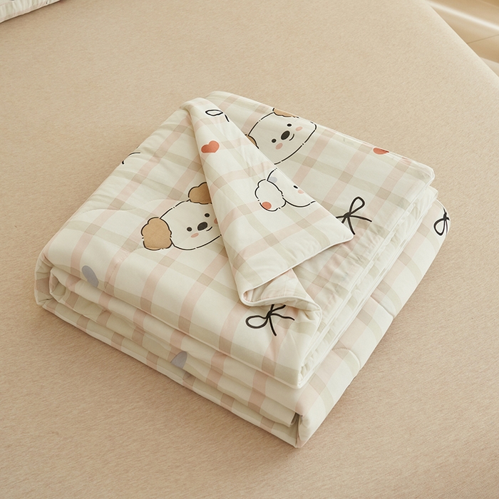 91家纺网 家纺一手货源 找家纺 （总）畅销被业 2025新款凉感丝卡通系列印花夏被