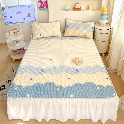 91家纺网 家纺一手货源 找家纺 （总）川悦生活 2025新款小阪凉感丝印花凉席