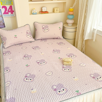 91家纺网 家纺一手货源 找家纺 （总）川悦生活 2025新款小阪凉感丝印花凉席