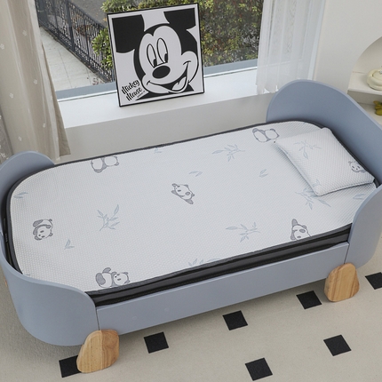 宅部落 2025新款A类PE凉感儿童抗菌凉席 pe凉感儿童抗菌席-大熊猫