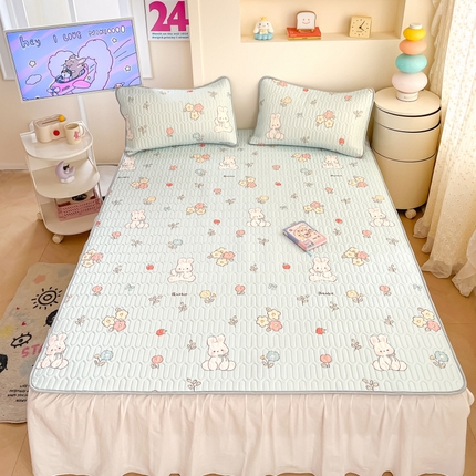 91家纺网 家纺一手货源 找家纺 （总）川悦生活 2025新款小阪凉感丝印花凉席