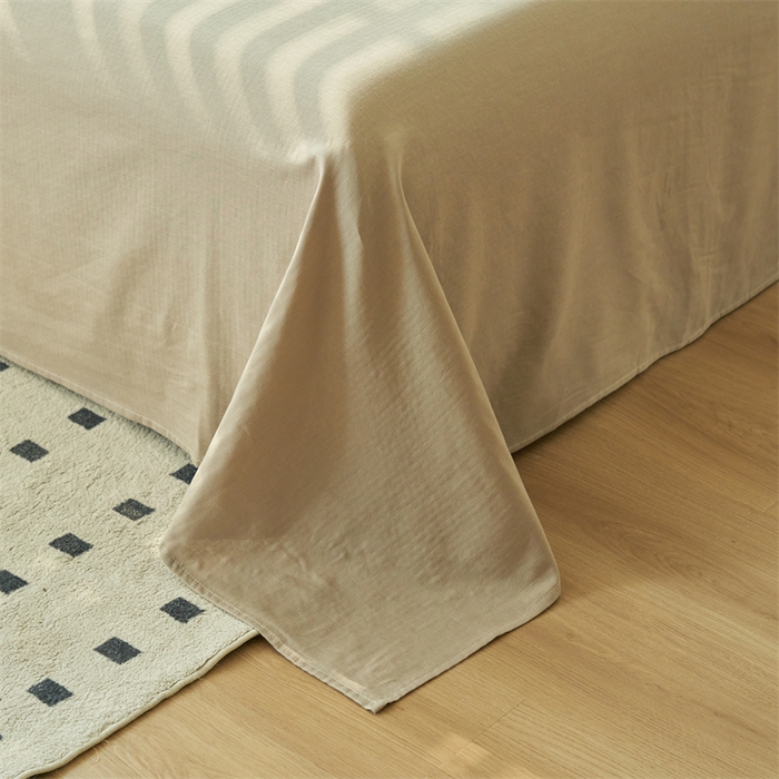 91家纺网 家纺一手货源 找家纺 金鹰 2025新款A类纯棉双层纱大豆夏被四件套全棉夏凉被空调被 浪漫回忆