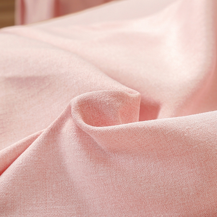 91家纺网 家纺一手货源 找家纺 芙怡 2025春夏新款8023款棉麻绒贴花美 容床罩-花漾系列 花漾-粉
