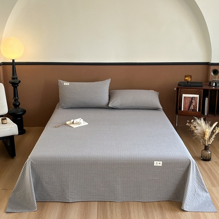 21度C 2025复古风全棉A类母婴级床单 晚晴兰