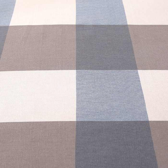 91家纺网 家纺一手货源 找家纺 望淮家纺 2025新款老粗布凉席床单三件套 蓝大格