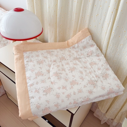 于果 2025新款全棉纯棉夏被夏凉被空调被四件套 春日之花